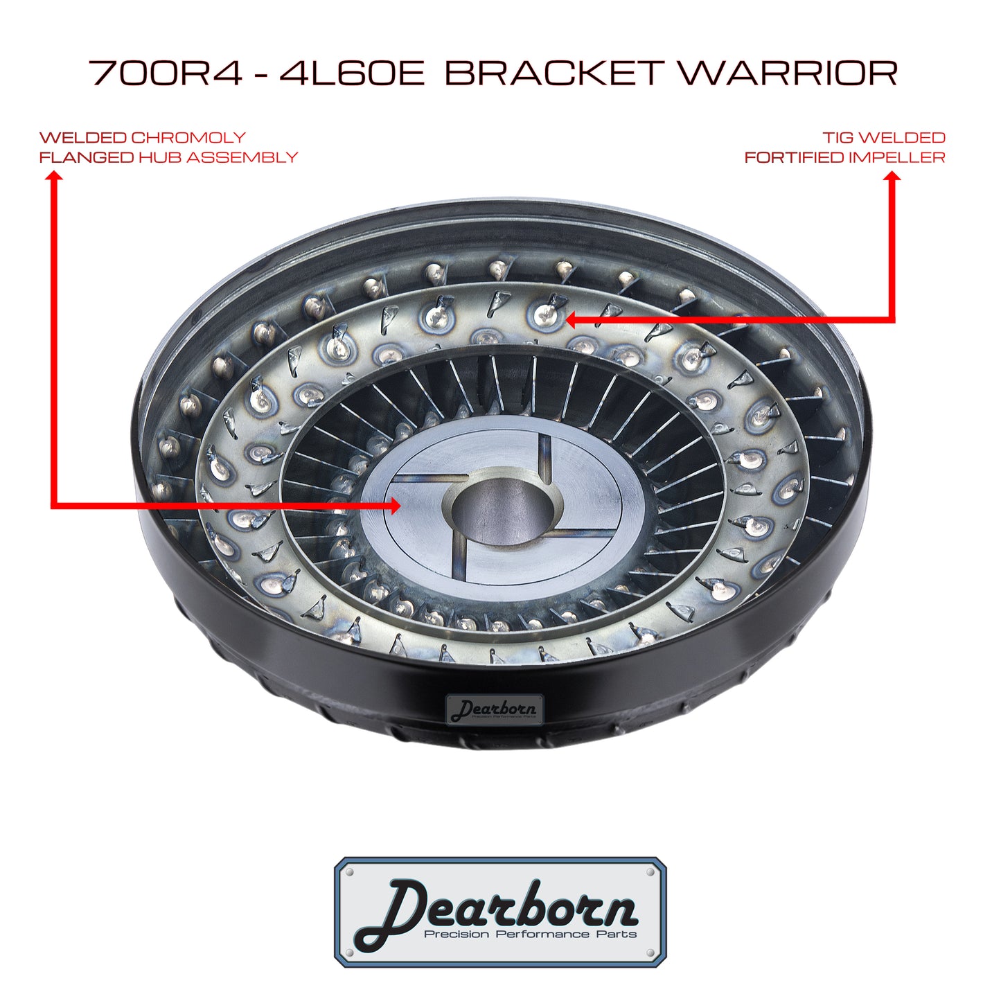 700R4(4L60) 4L60E Performance Stall Converter | 3800-4000rpm | 10" Welded Warrior