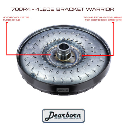 700R4(4L60) 4L60E Performance Stall Converter | 3800-4000rpm | 10" Welded Warrior