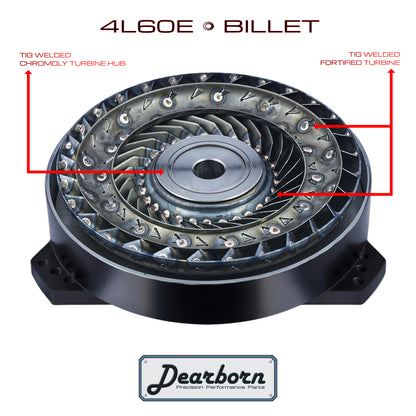 4L60E 4L65E LS Performance Stall Converter - 3200-3500rpm - Billet Forged HD Clutch