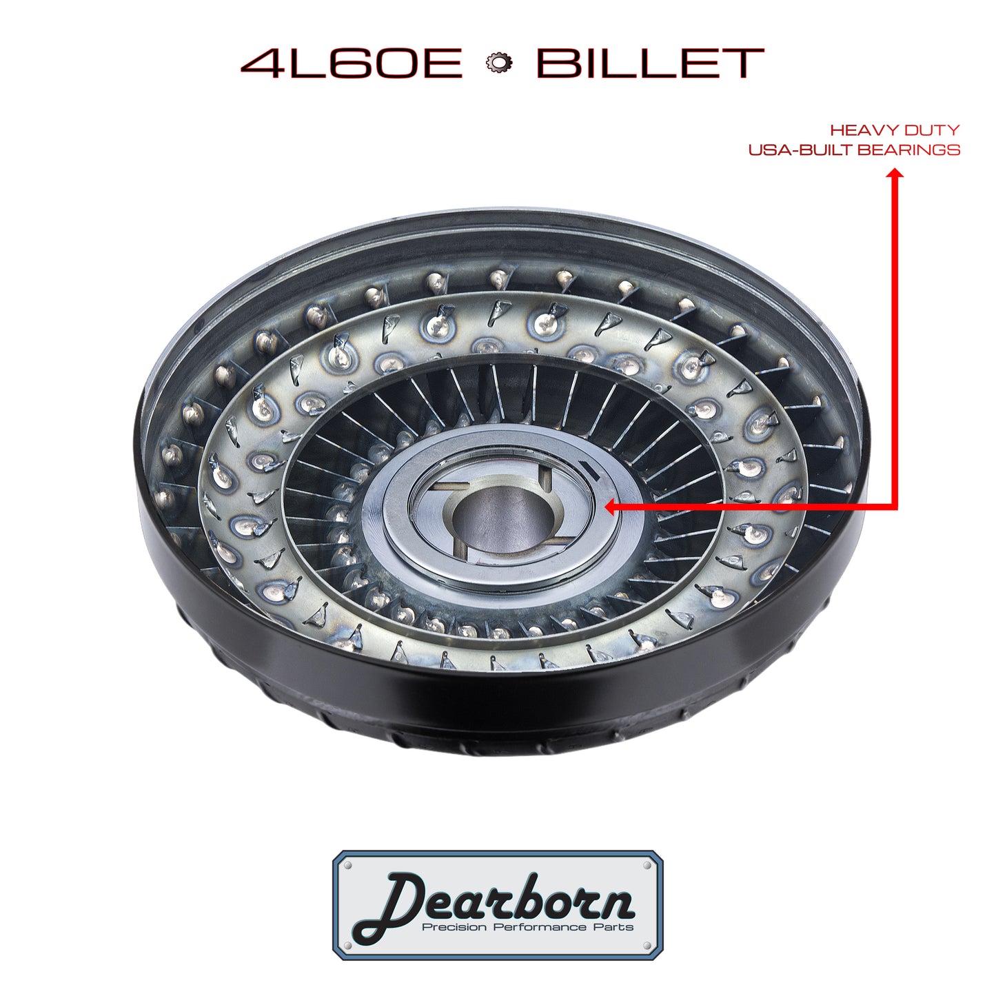 4L60E 4L65E LS Performance Stall Converter - 3200-3500rpm - Billet Forged HD Clutch
