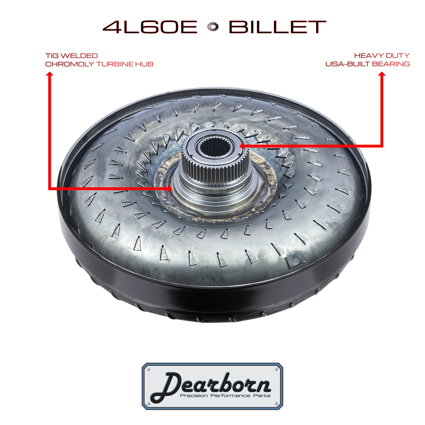 4L60E 4L65E LS Performance Stall Converter - 3200-3500rpm - Billet Forged HD Clutch
