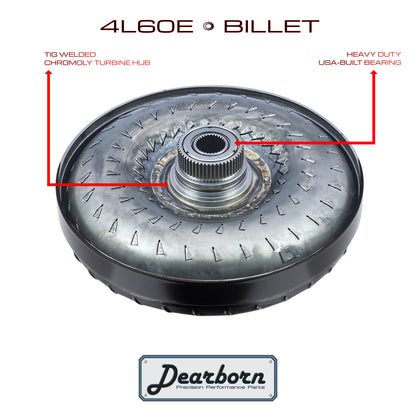 4L60E 4L65E LS Performance Stall Converter - 3200-3500rpm - Billet Forged HD Clutch