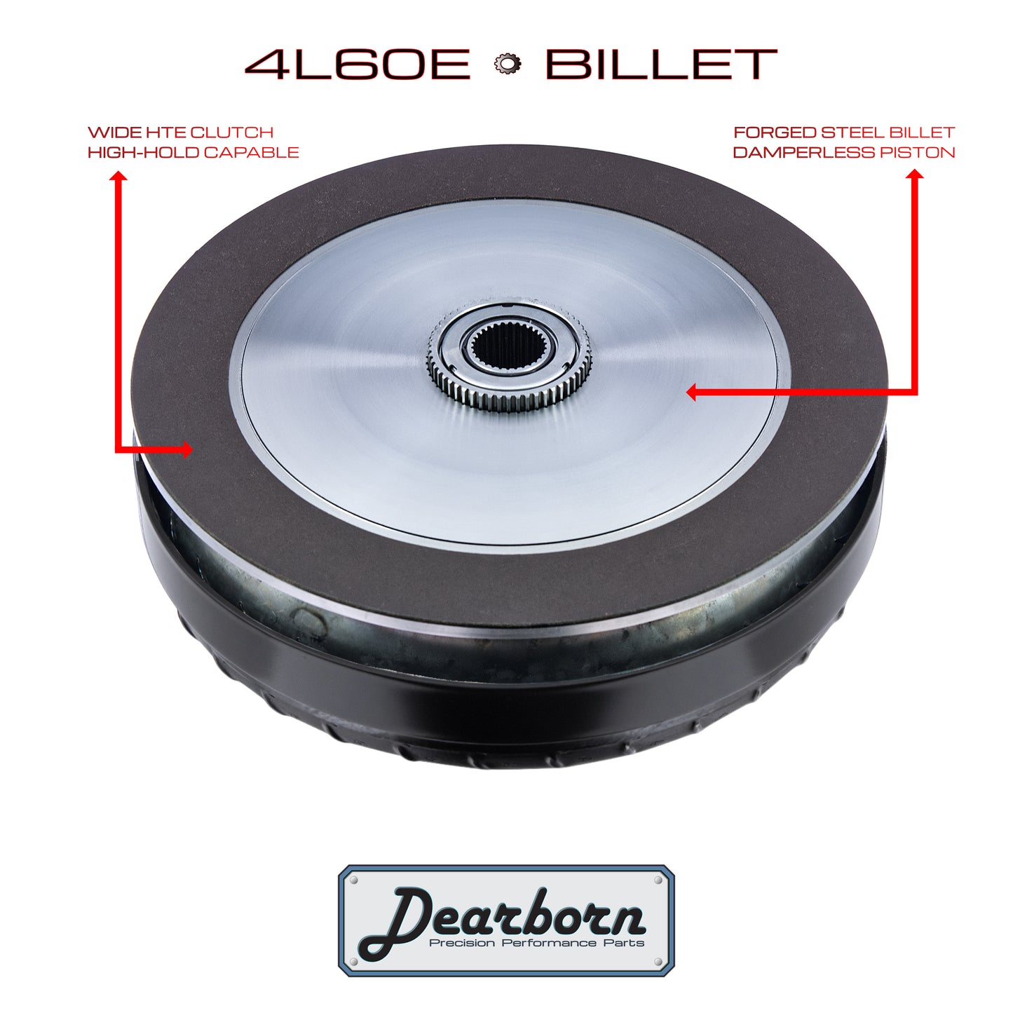 4L60E 4L65E LS Performance Stall Converter - 3200-3500rpm - Billet Forged HD Clutch