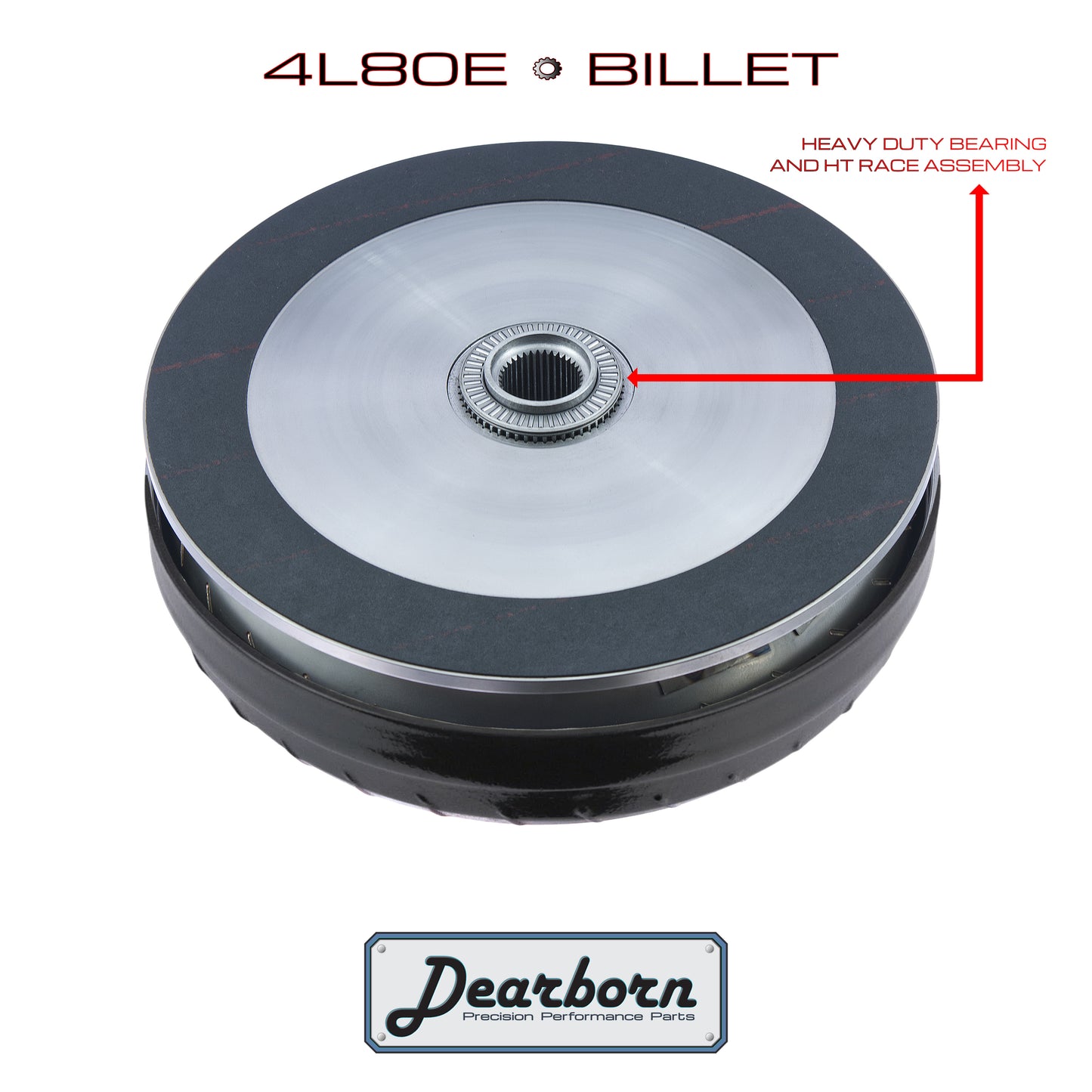 4L80E 4L85 Performance Stall Converter - 3200-3500rpm - Billet Forged HD Clutch