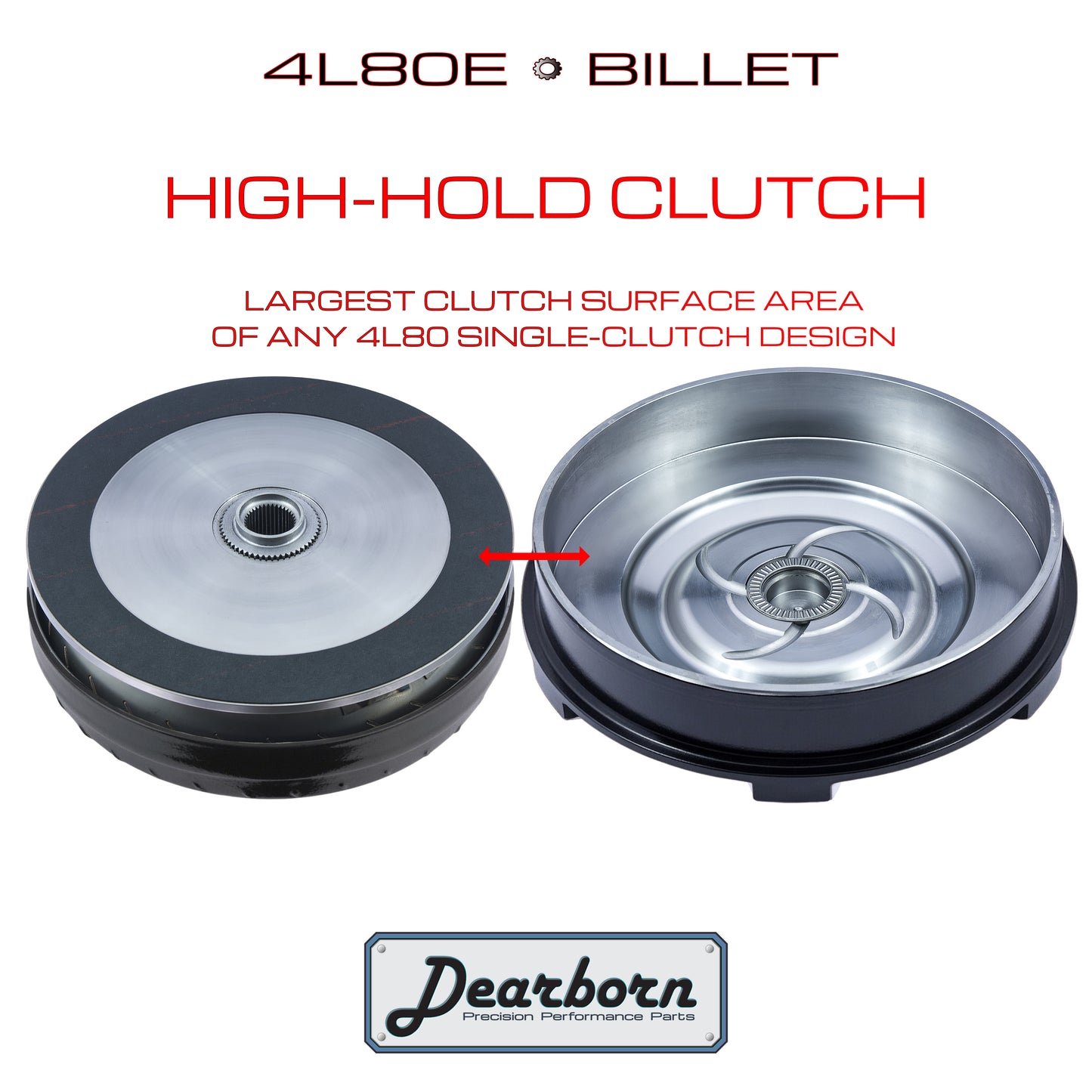 4L80E 4L85 Performance Stall Converter - 3200-3500rpm - Billet Forged HD Clutch