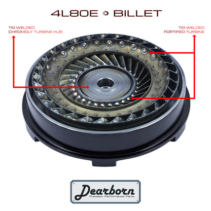 4L80E 4L85 Performance Stall Converter - 3200-3500rpm - Billet Forged HD Clutch