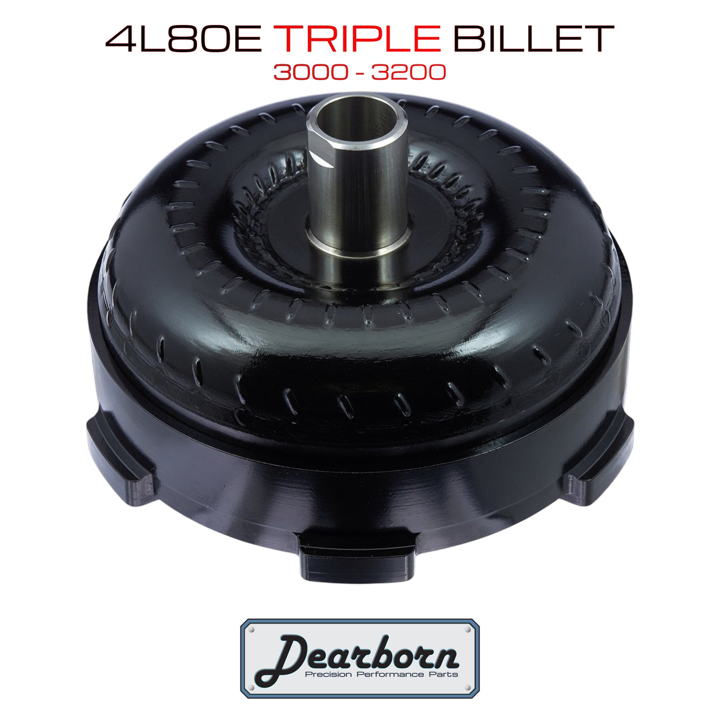 4L80E 4L85 Performance Stall Converter - 3000-3200rpm - Billet Forged Triple Clutch
