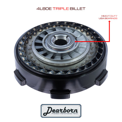 4L80E 4L85 Performance Stall Converter - 3000-3200rpm - Billet Forged Triple Clutch