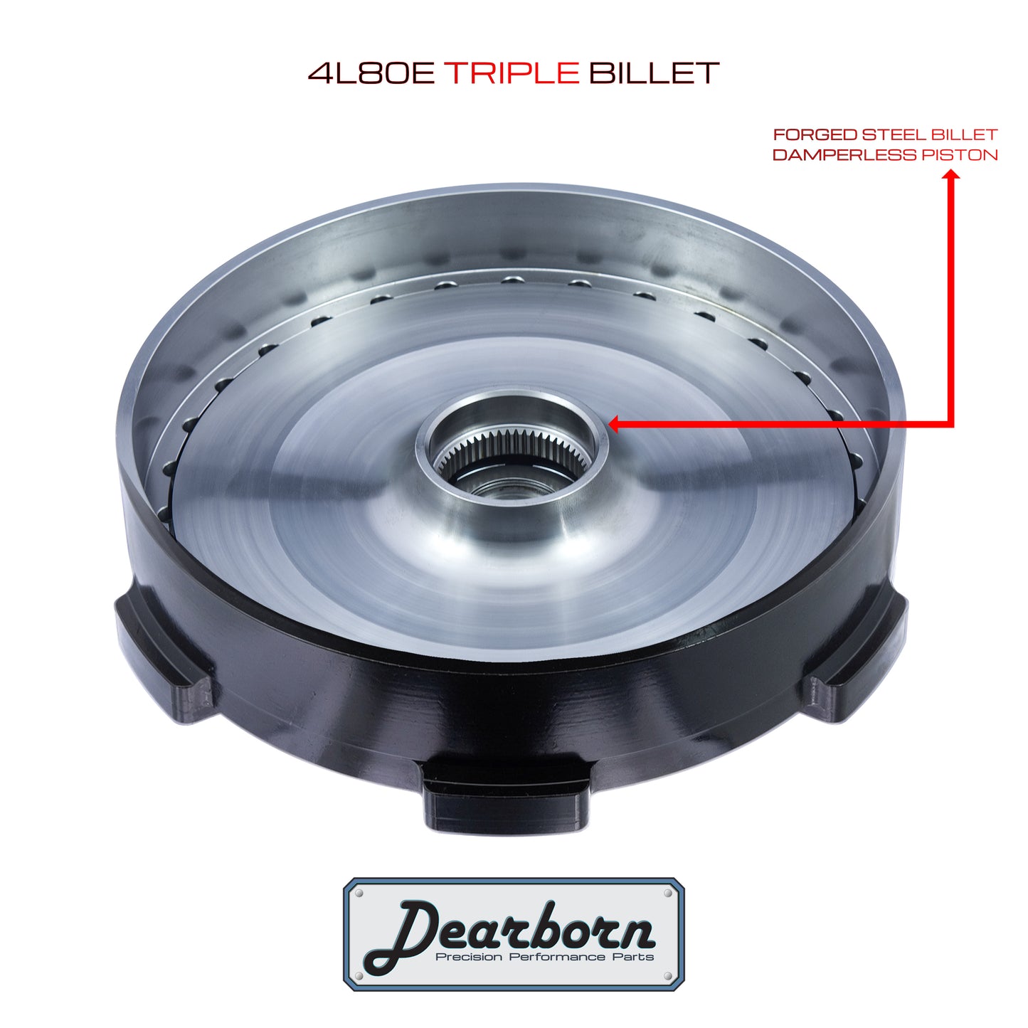 4L80E 4L85 Performance Stall Converter - 3000-3200rpm - Billet Forged Triple Clutch