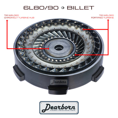 6L80 6L90 Performance Stall Converter - 3000-3200rpm - Billet Forged HD Clutch