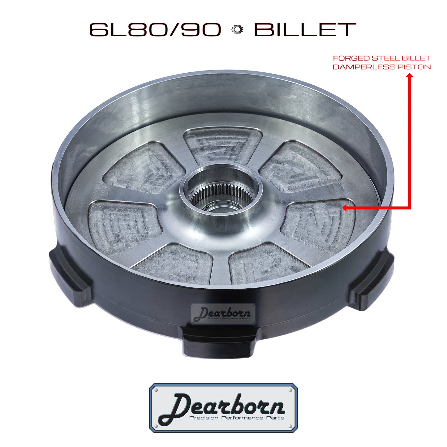 6L80 6L90 Performance Stall Converter - 3000-3200rpm - Billet Forged HD Clutch