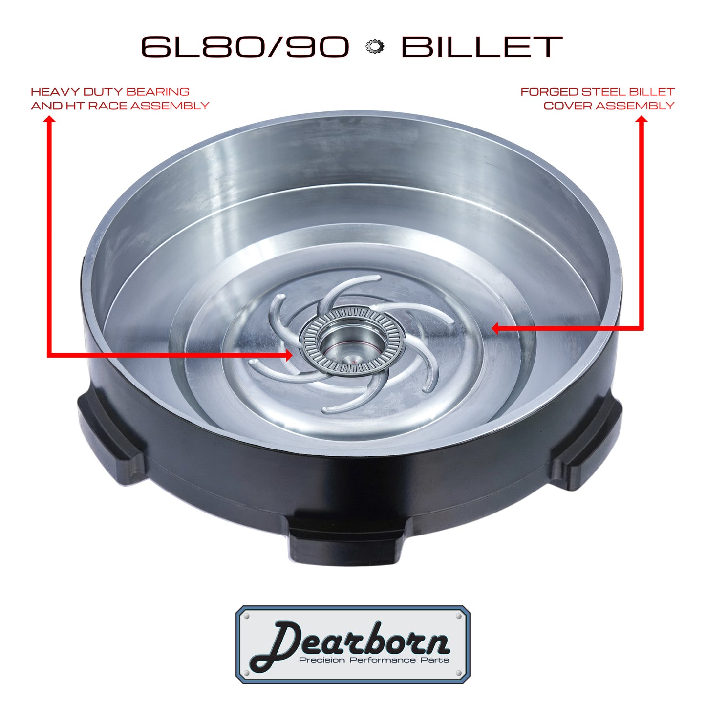 6L80 6L90 Performance Stall Converter - 3000-3200rpm - Billet Forged HD Clutch
