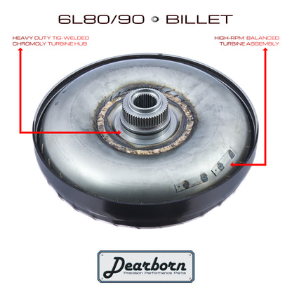 6L80 6L90 Performance Stall Converter - 3000-3200rpm - Billet Forged HD Clutch