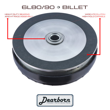 6L80 6L90 Performance Stall Converter - 3000-3200rpm - Billet Forged HD Clutch