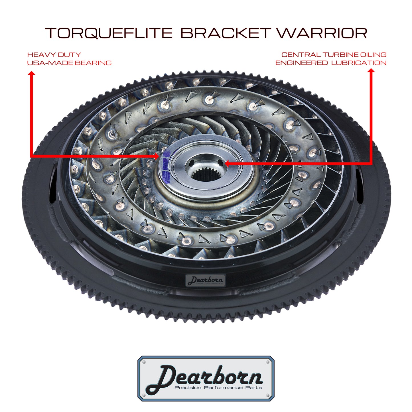 A727 TF8 Performance Stall Converter | 3200-3500rpm | 10" Bracket Warrior