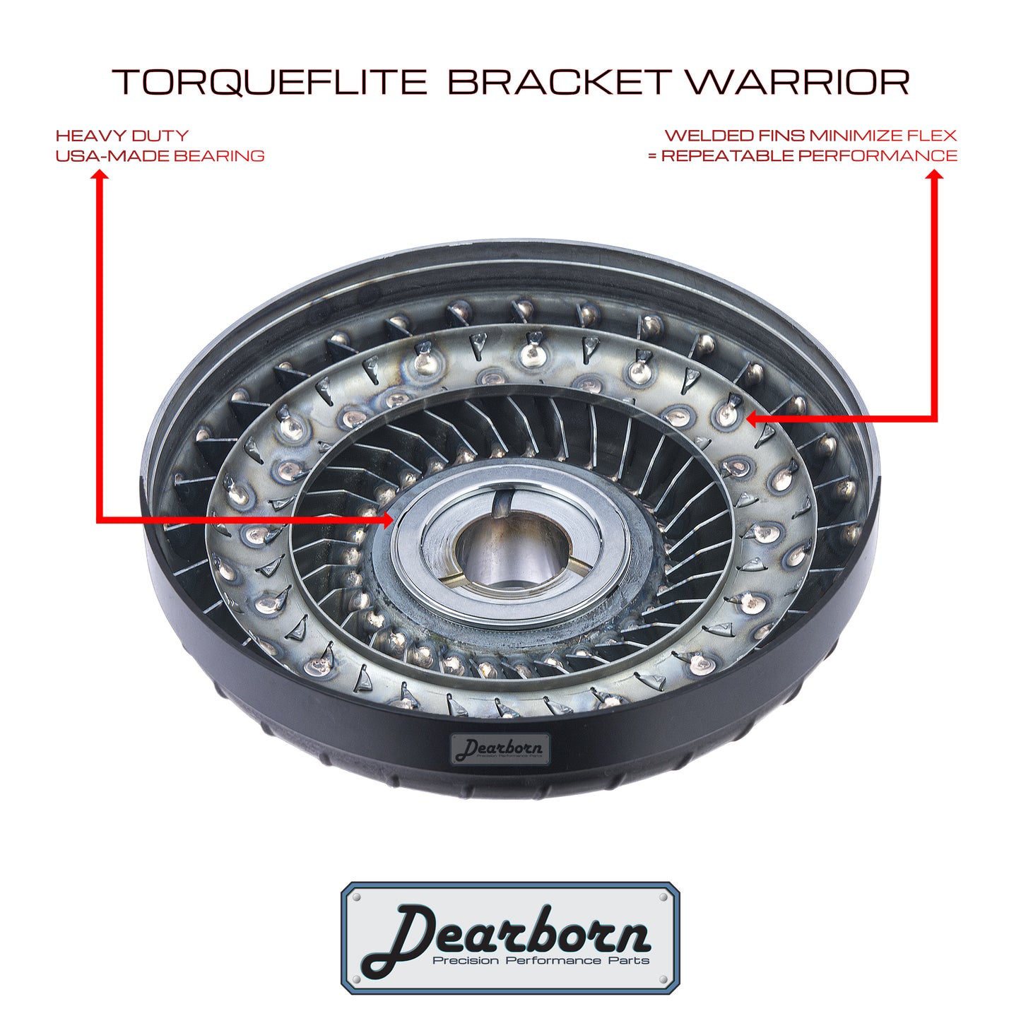 A727 TF8 Performance Stall Converter | 3200-3500rpm | 10" Bracket Warrior