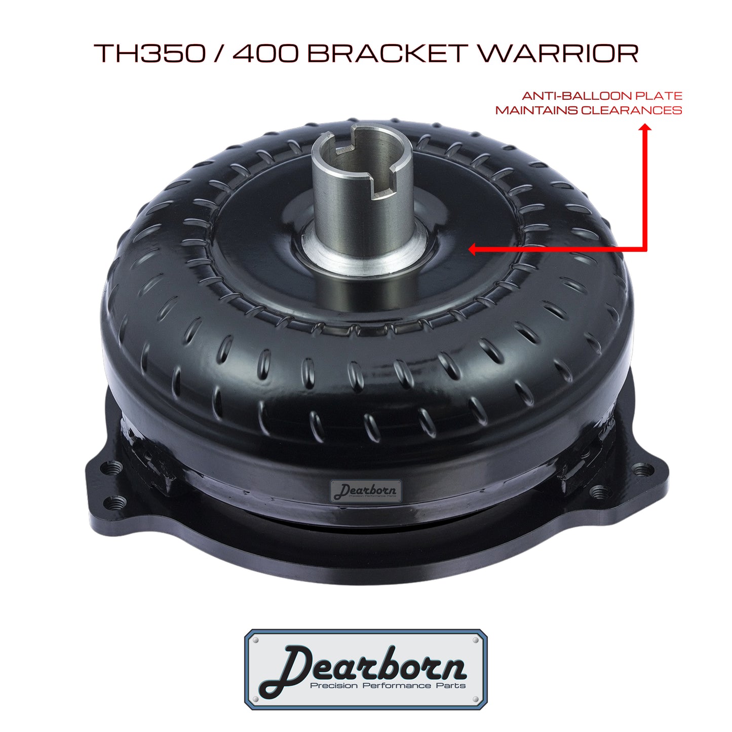 TH350 TH400 Performance Stall Converter - 3000-3200rpm - Anti-Balloon, Welded, Bearings (Copy) (Copy)
