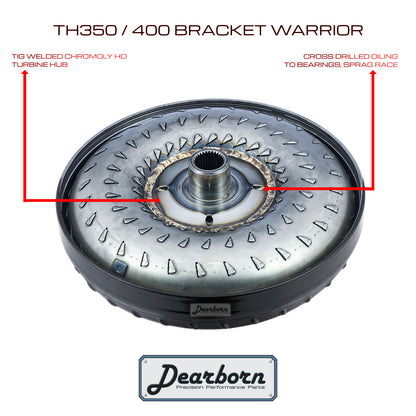 TH350 TH400 Performance Stall Converter - 3000-3200rpm - Anti-Balloon, Welded, Bearings (Copy) (Copy)