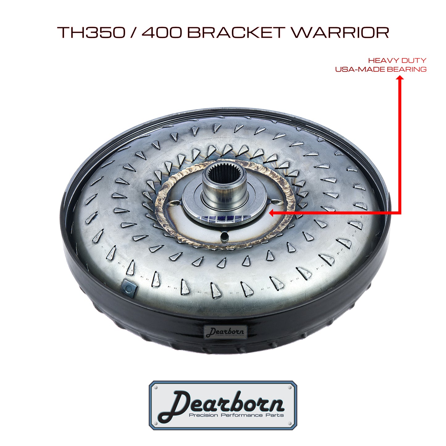 TH350 TH400 Performance Stall Converter - 3000-3200rpm - Anti-Balloon, Welded, Bearings (Copy) (Copy)